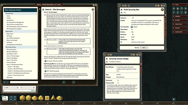 Fantasy Grounds - Mutant Crawl Classics #12: When Manimals Attack