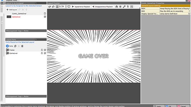 RPG Developer Bakin Layout Data Comic