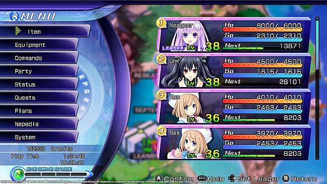 Hyperdimension Neptunia Re;Birth2: Sisters Generation