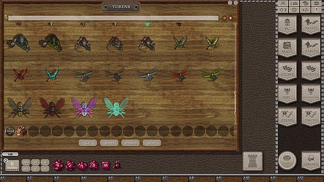 Fantasy Grounds - Jans Token Pack 26 - Forest Creatures