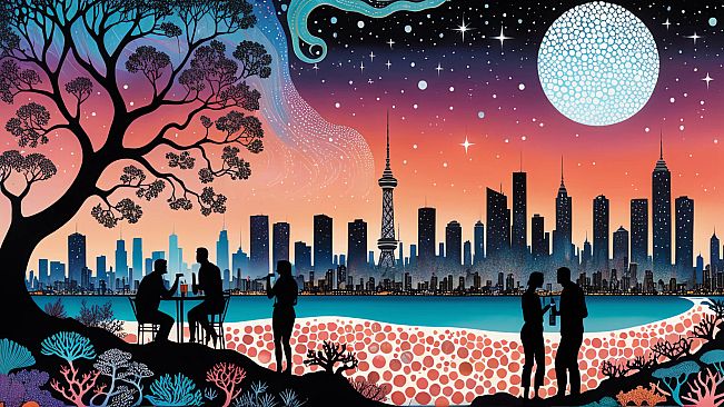 AI-VJ - Urban Mosaic 4k Visuals