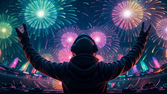 AI-VJ - New Year Visuals