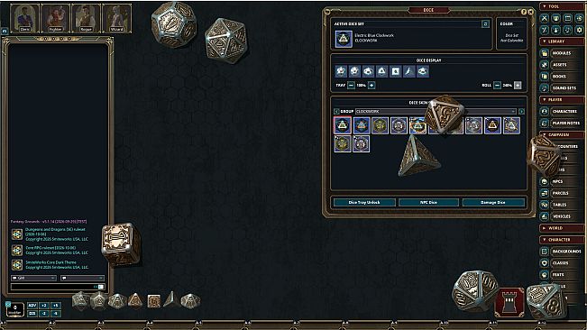 Fantasy Grounds - Clockwork Dice Pack
