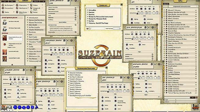 Fantasy Grounds - Dungeonlands: Heroes And Servitors (Savage Worlds)