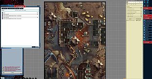 Fantasy Grounds - Starfinder RPG - Flip-Mat - Urban Sprawl