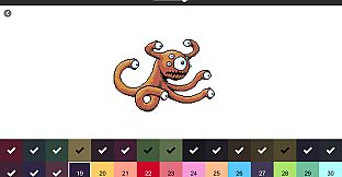 RETRO-PIXEL COLOR PALETTE - DB-ISO-22