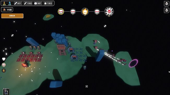 Falling into Meteor Island