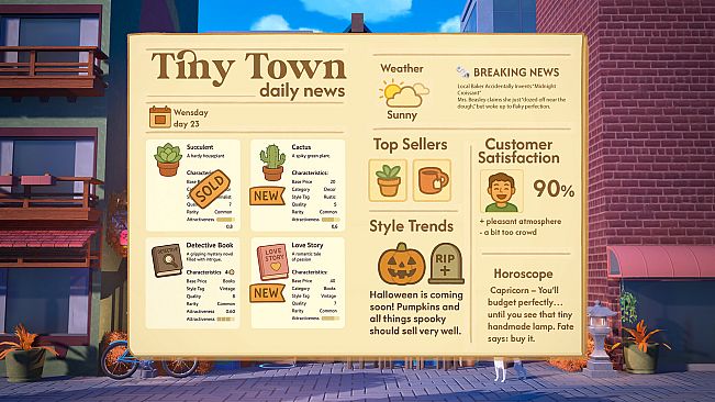 Tiny Shop: make it cozy