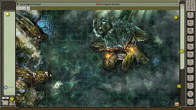 Fantasy Grounds - Black Scroll Games - Hut of Half-Blood Hag (Map Pack)