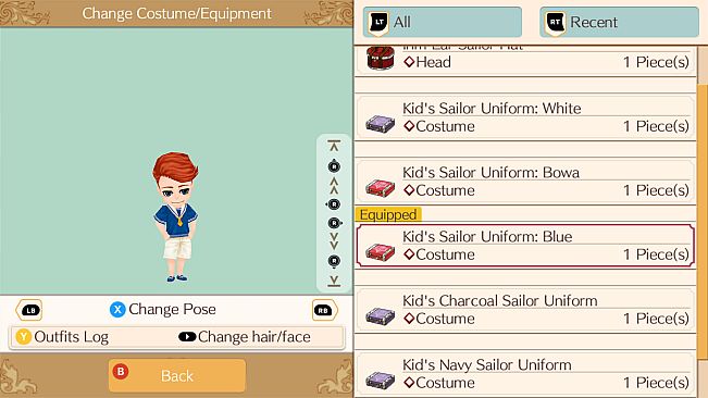 Summer Sailor Set - WorldNeverland - Daily Life in the Elnea Kingdom - Another Life Adventure