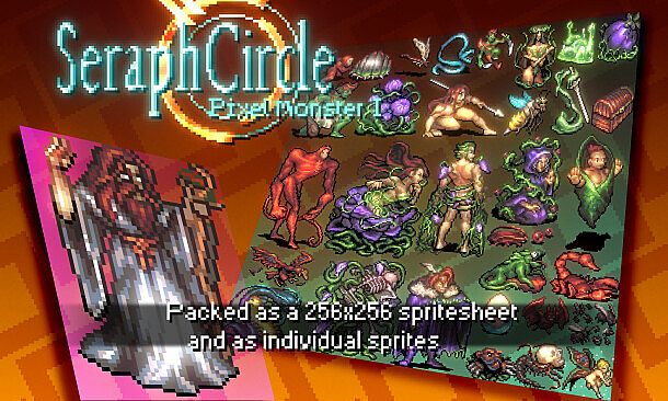 RPG Maker MZ - Seraph Circle Pixel Monster 1