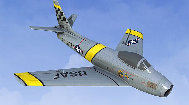 RealFlight Evolution - E-flite UMX F-86 Sabre 30mm EDF