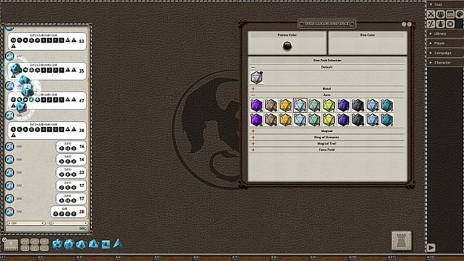 Fantasy Grounds - Aura Dice Pack