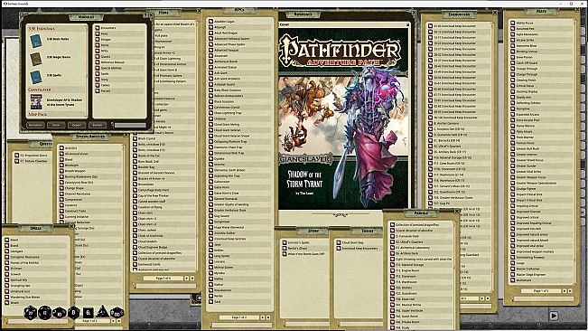 Fantasy Grounds - Pathfinder RPG - Giantslayer AP 6: Shadow of the Storm Tyrant