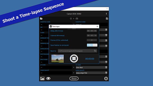 Snapshot - DSLR Camera Control