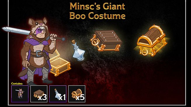 Idle Champions - Outfit Pack: Minsc's Giant Boo Costume