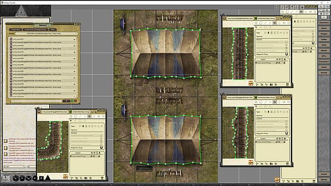 Fantasy Grounds - Pathfinder RPG - GameMastery Map Pack: Army Camp