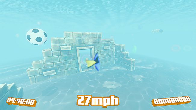 tuna hake's underwater