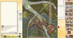 Fantasy Grounds - Flash Gordon Combat Map 1: Arboria + Fast Pursuit Rocket