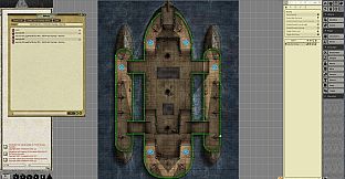 Fantasy Grounds - Pathfinder RPG - Pathfinder Flip-Mat - Warship