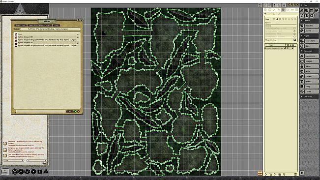 Fantasy Grounds - Pathfinder RPG - Pathfinder Flip-Mat - Mythos Dungeon