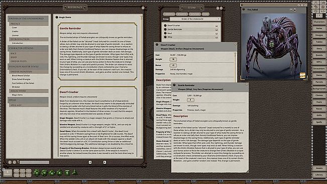 Fantasy Grounds - Drider of the Underworld