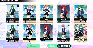 Schoolgirl Card Pull Simulator