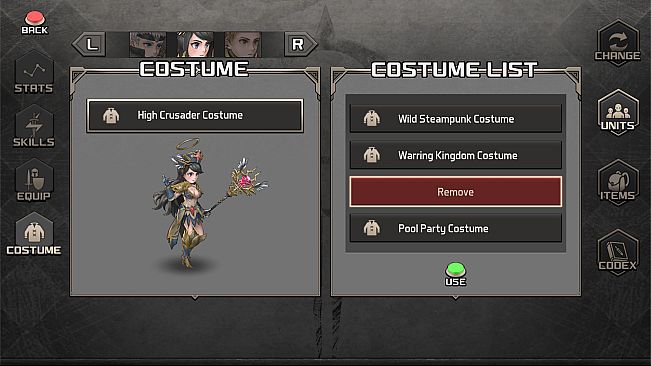 Azure Saga: Pathfinder - High Crusader Costume Pack
