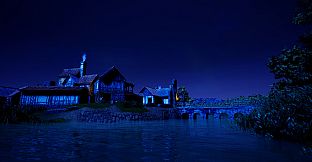 RPGScenery - River Settlement Scene