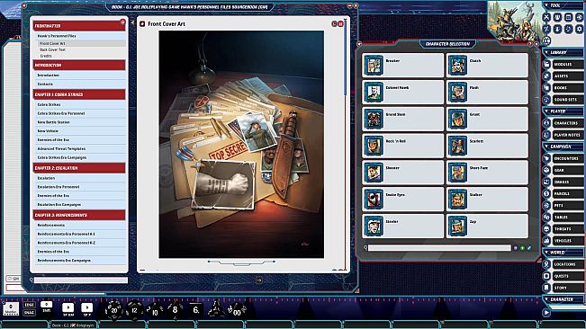 Fantasy Grounds - G.I. JOE Roleplaying Game Hawk's Personnel Files