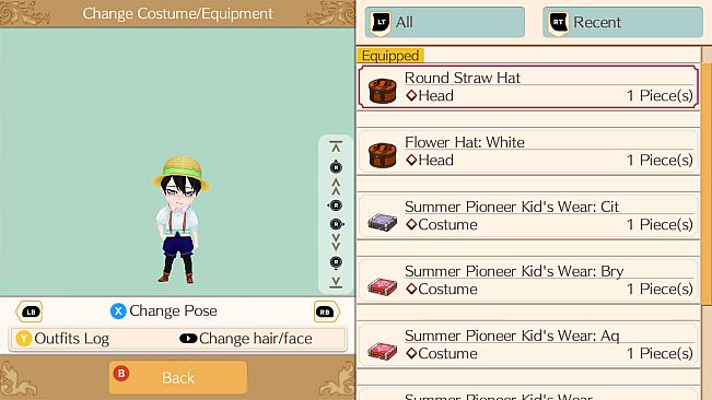 Frontier Summer Clothes Set - WorldNeverland - Daily Life in the Elnea Kingdom - Another Life Adventure