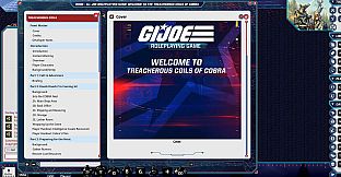 Fantasy Grounds - G.I. JOE Roleplaying Game Welcome to the Treacherous Coils of Cobra