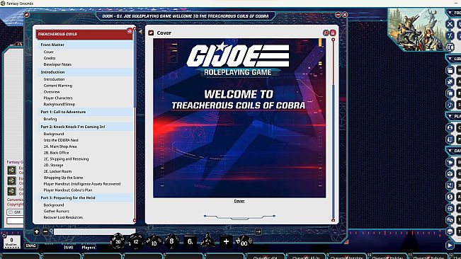 Fantasy Grounds - G.I. JOE Roleplaying Game Welcome to the Treacherous Coils of Cobra