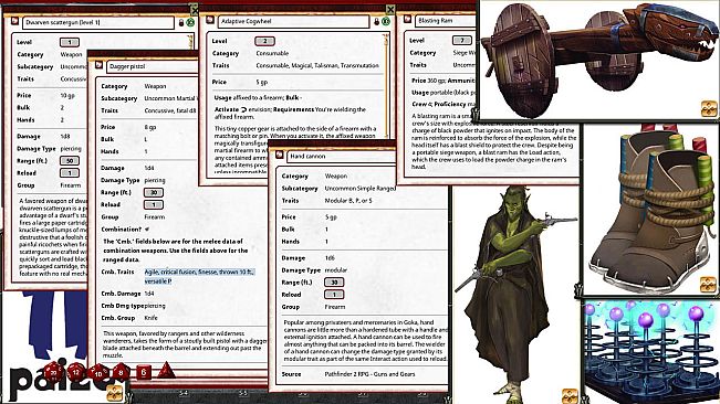 Fantasy Grounds - Pathfinder 2 RPG - Guns & Gears