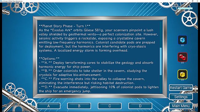 AI Script: Infinite Text Adventures
