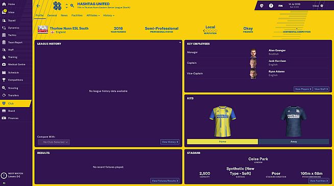 Football Manager 2019: The Hashtag United Challenge