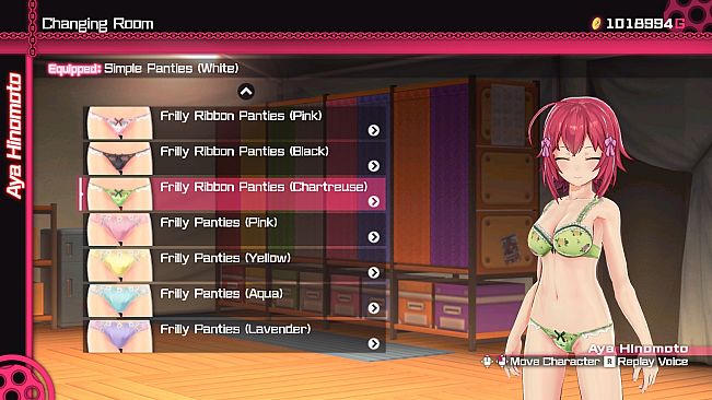 Bullet Girls Phantasia - Underwear Set: Frilly Ribbon