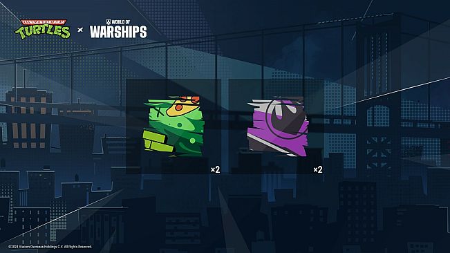 World of Warships x Wojownicze Żółwie Ninja — Pakiet frakcyjnych stałych kamuflaży