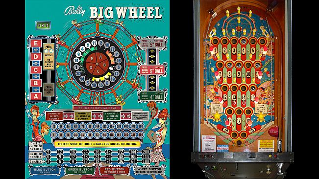 Bingo Pinball Gameroom - Bally Big Wheel