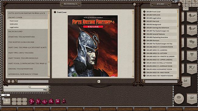 Fantasy Grounds - Fifth Edition Fantasy #4: War-Lock (5E)