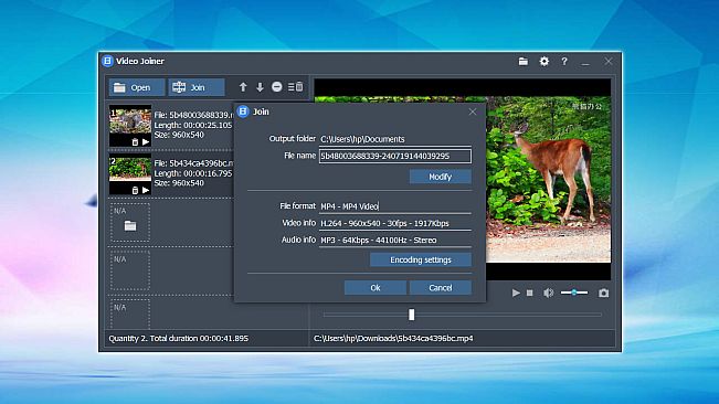 Fast video cutter joiner