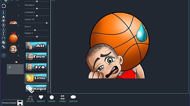 Emotes creator tool - Content +