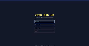 Vote For Me