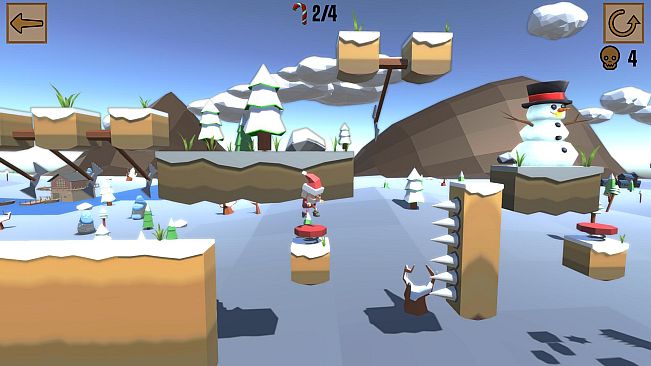 Santa in search of toys