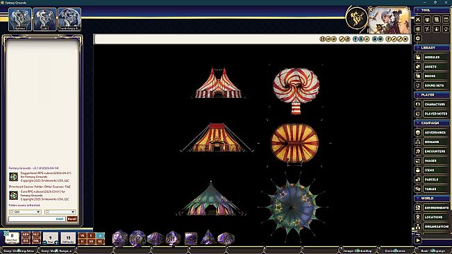 Fantasy Grounds - FG Immersive Carnival Map Pack