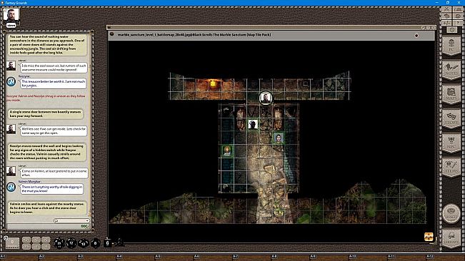 Fantasy Grounds - Black Scrolls The Marble Sanctum