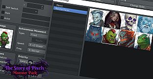 Visual Novel Maker - The Story of Pixels - Monster Pack
