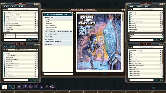 Fantasy Grounds - Mutant Crawl Classics #15: The Mutant Menace of Lab 47