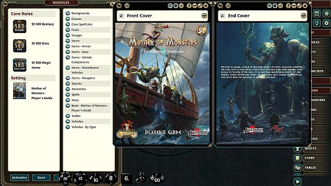 Fantasy Grounds - Mother of Monsters - Player's Guide