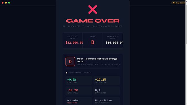 Brooks Investment Simulator